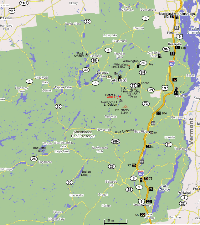 Lake Placid, Saranac Lake, Adirondack Park, Tupper Lake, Raquette Lake, Indian Lake, Mount Marcy, Whiteface Mountain, Avalanche Lake, ADK Loj